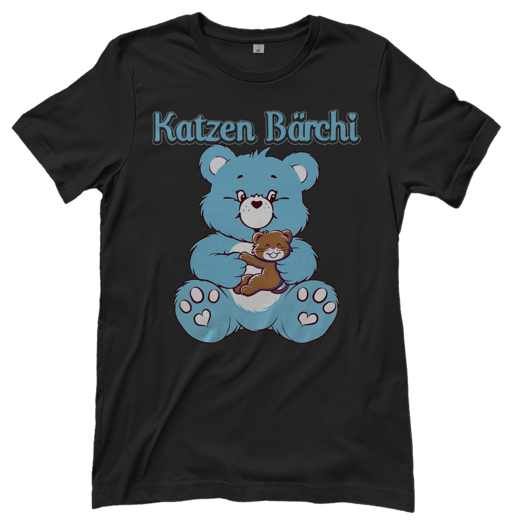 Katzen Bärchi - Glücksbärchi - Damenshirt Black