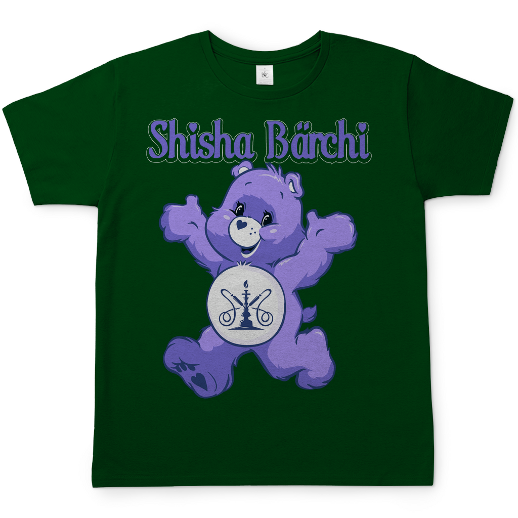 Shisha Bärchi - Glücksbärchi - Herren Shirt Bottle Green