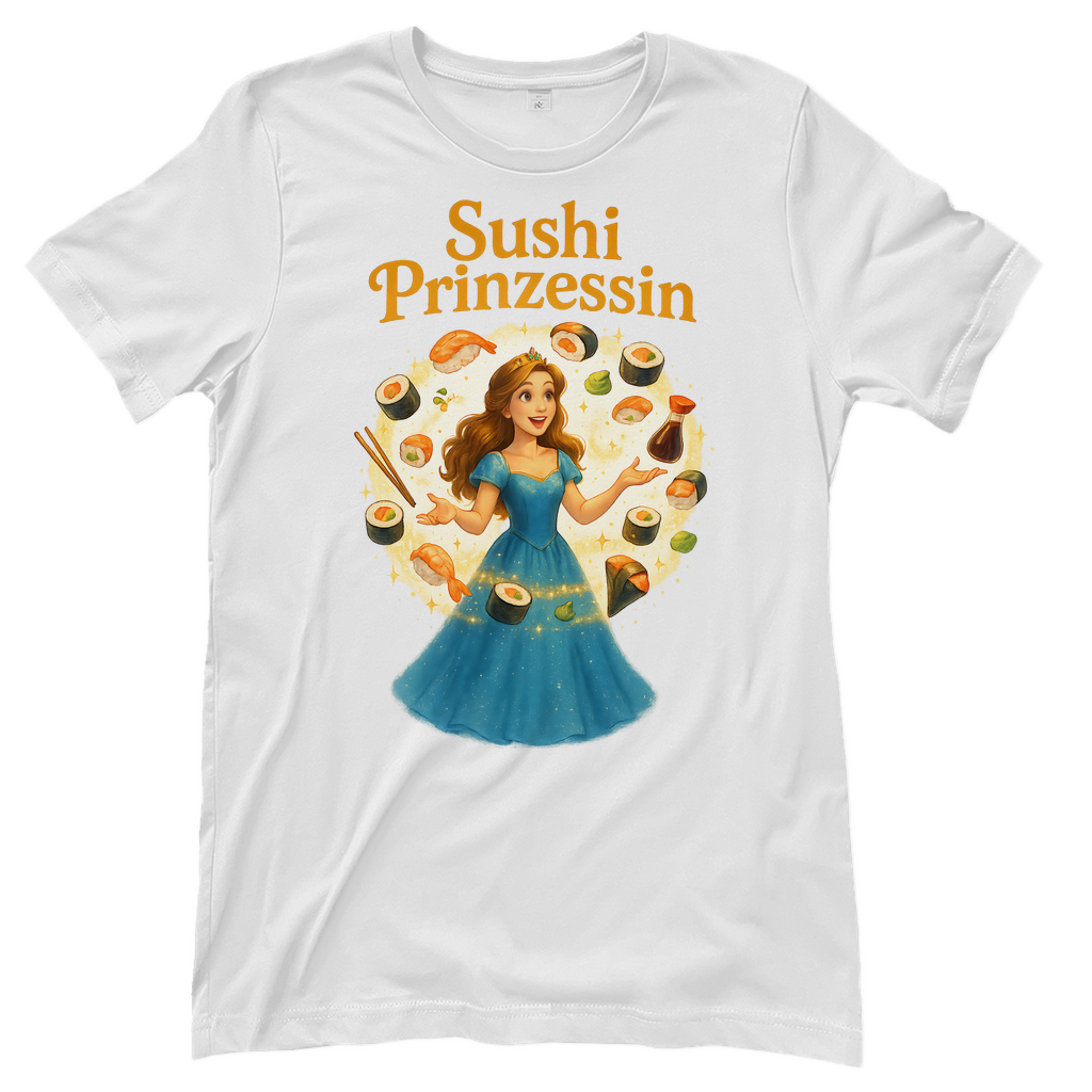Sushi Prinzessin - Damen T-Shirt White