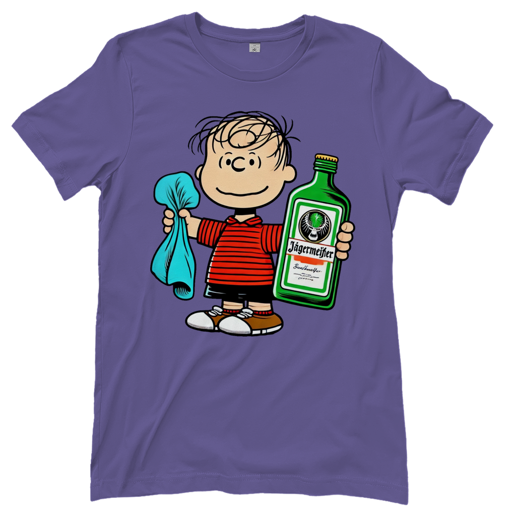 Linus van Pelt mit Jäger - Die Peanuts - Damenshirt