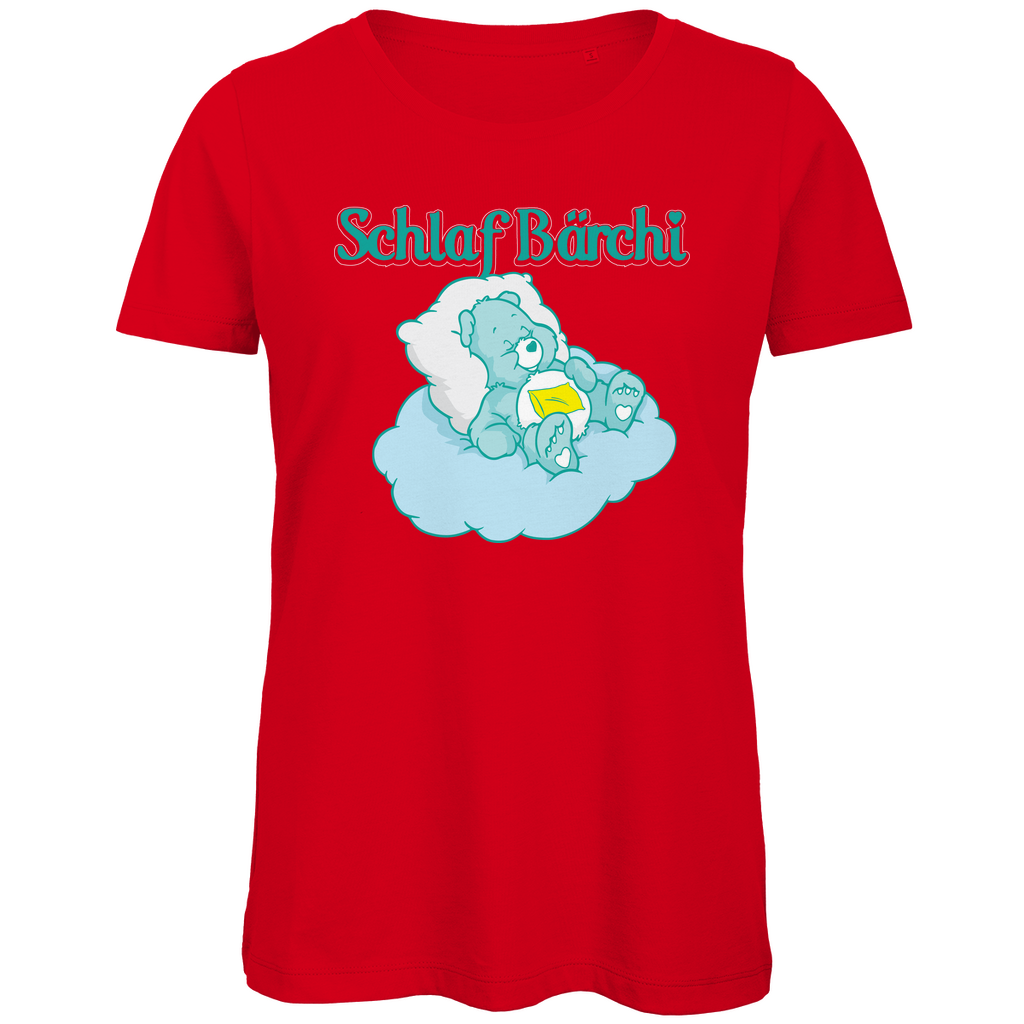 Schlaf Bärchi - Glücksbärchi - Damen Premium Bio T-Shirt Red