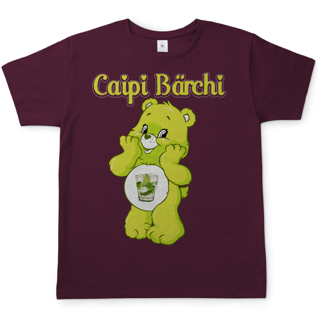 Caipi Bärchi - Glücksbärchi - Herren Shirt Burgundy