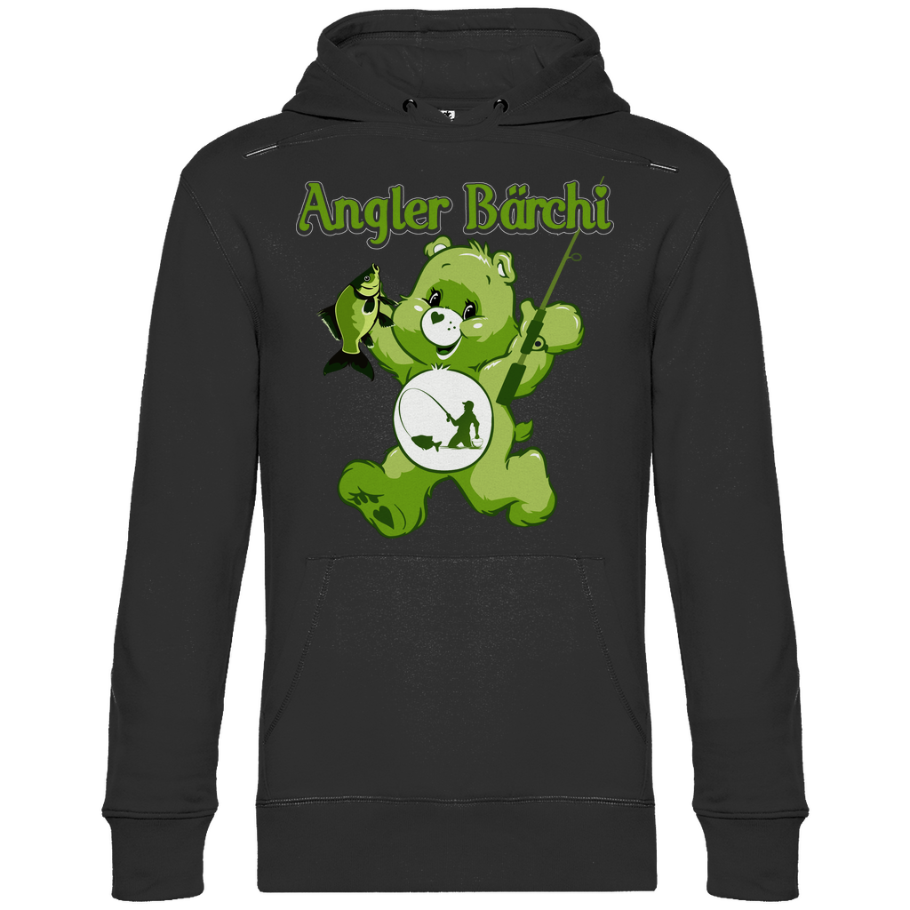 Angler Bärchi - Glücksbärchi - Unisex Hoodie Black