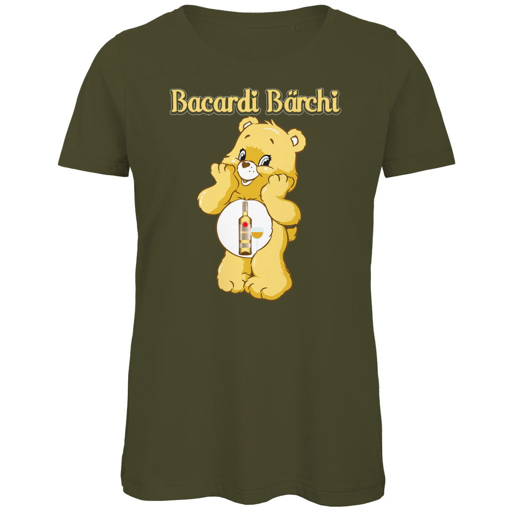 Bacardi Bärchi - Glücksbärchi - Damen Premium Bio T-Shirt Khaki