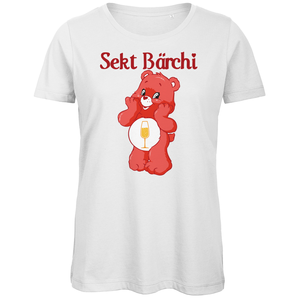 Sekt Bärchi - Glücksbärchi - Damen Premium Bio T-Shirt White