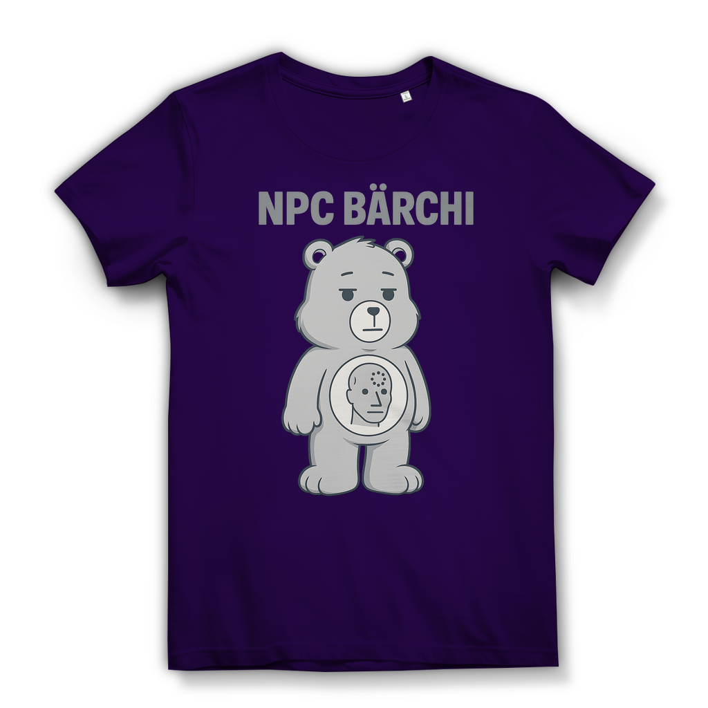 NPC Bärchi - Glücksbärchi - Damen Premium Bio T-Shirt Urban Purple