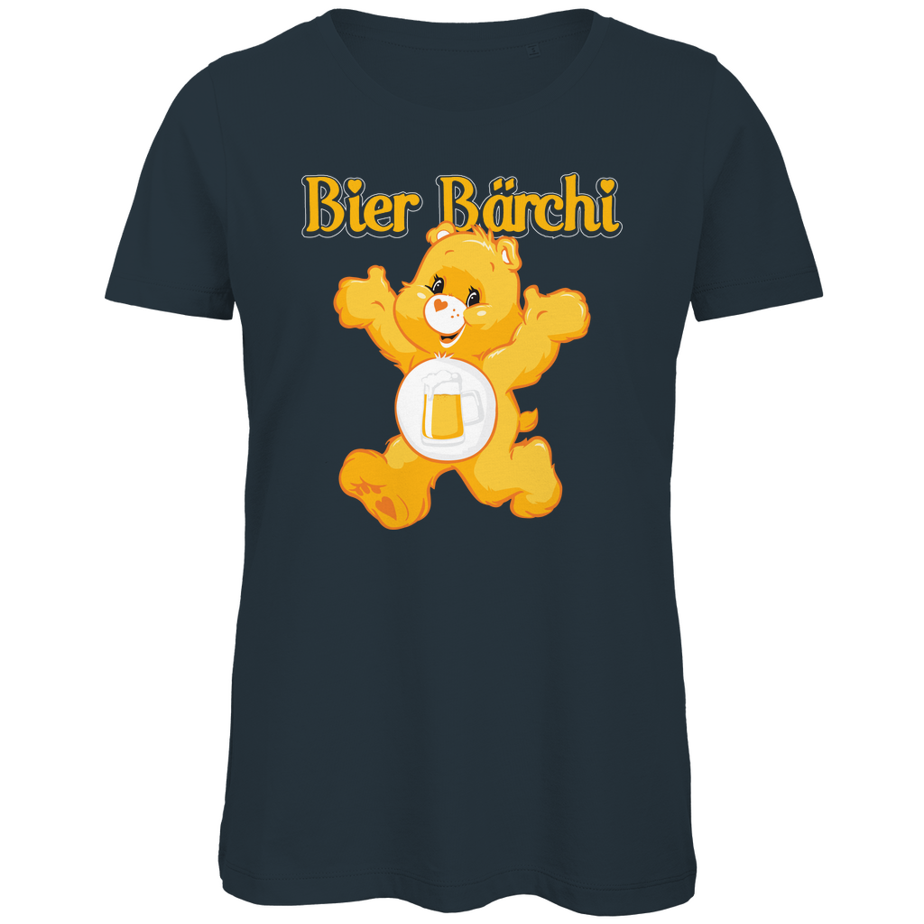 Bier Bärchi - Glücksbärchi - Damen Premium Bio T-Shirt Dark Grey