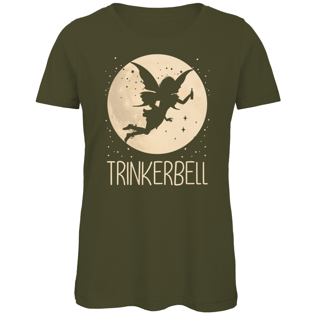 Mond Prinzessin - Trinkerbell - Damen Premium Bio T-Shirt Khaki