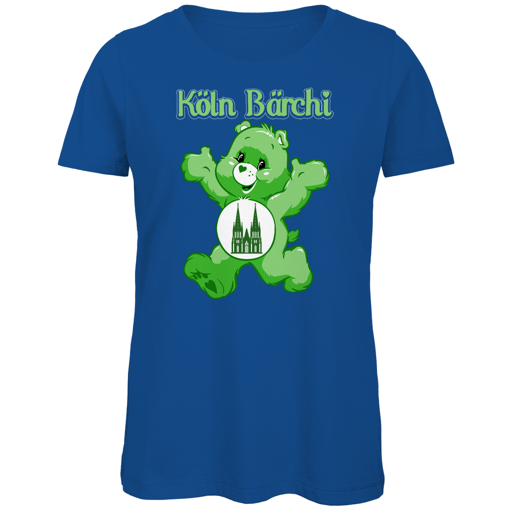 Köln Bärchi - Glücksbärchi - Damen Premium Bio T-Shirt Royal Blue