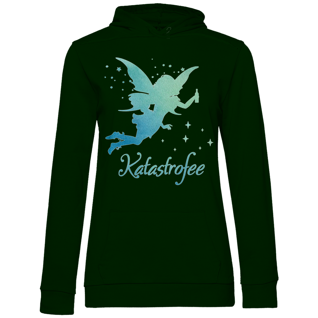 Katastrofee - Prinzessin Aquarell - Damen Hoodie Forest Green
