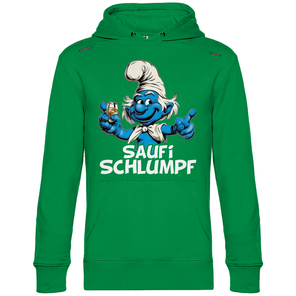 Saufi Schlumpf Grafik - Unisex Hoodie Kelly Green