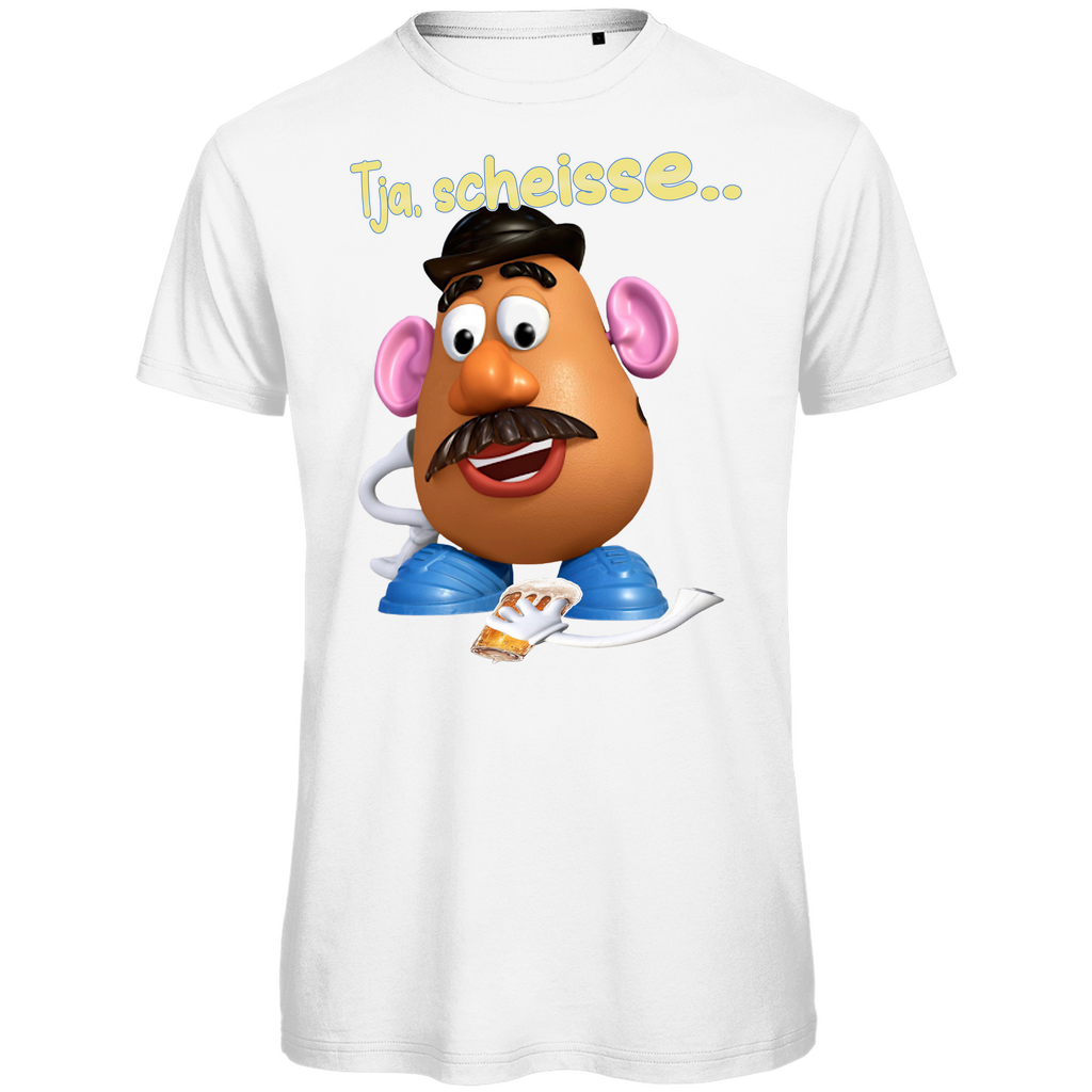 Tja, scheisse - Charlie Naseweis Toy Story - Herren Premium Bio T-Shirt White