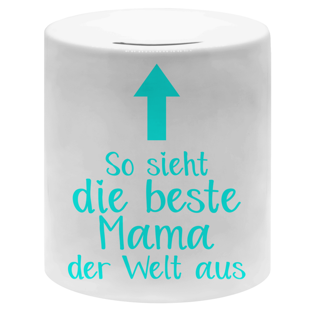 So sieht die beste Mama der Welt aus - Sparbüchse Money Box White