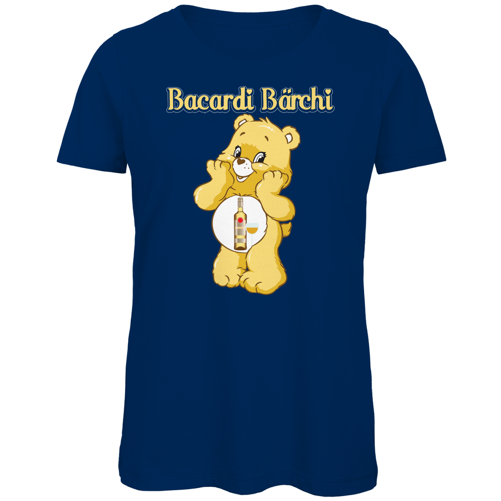 Bacardi Bärchi - Glücksbärchi - Damen Premium Bio T-Shirt Navy