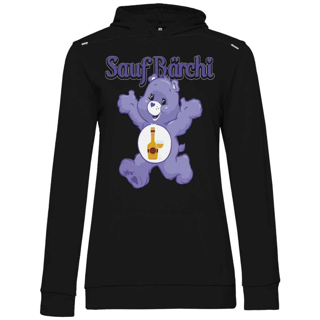 Sauf Bärchi - Glücksbärchi - Damen Hoodie Black