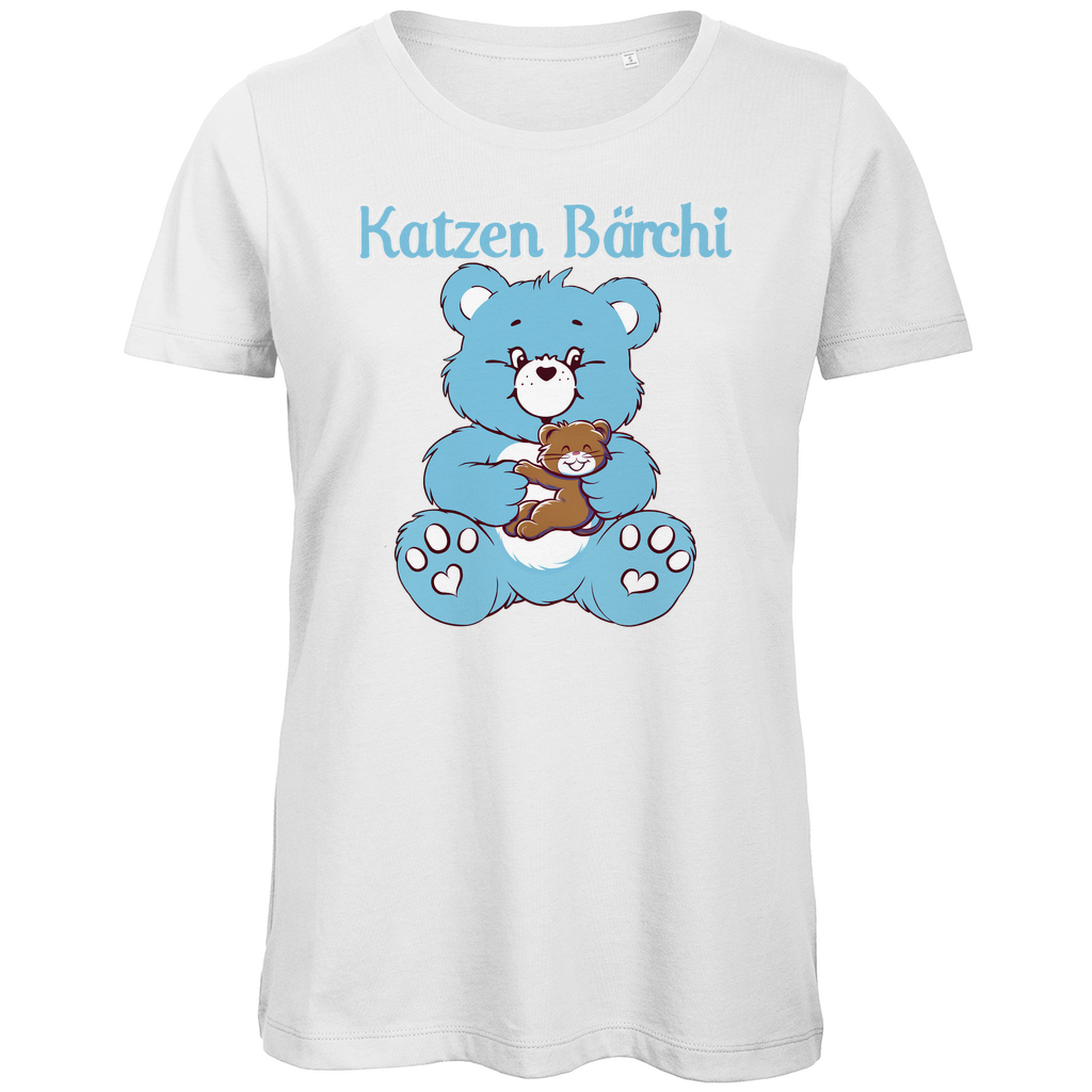 Katzen Bärchi - Glücksbärchi - Damen Premium Bio T-Shirt White