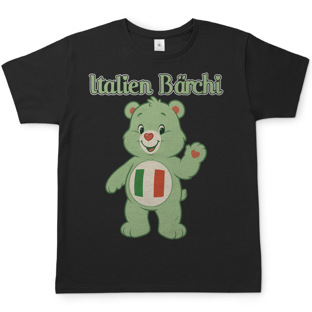Italien Bärchi - Glücksbärchi - Herren T-Shirt Black