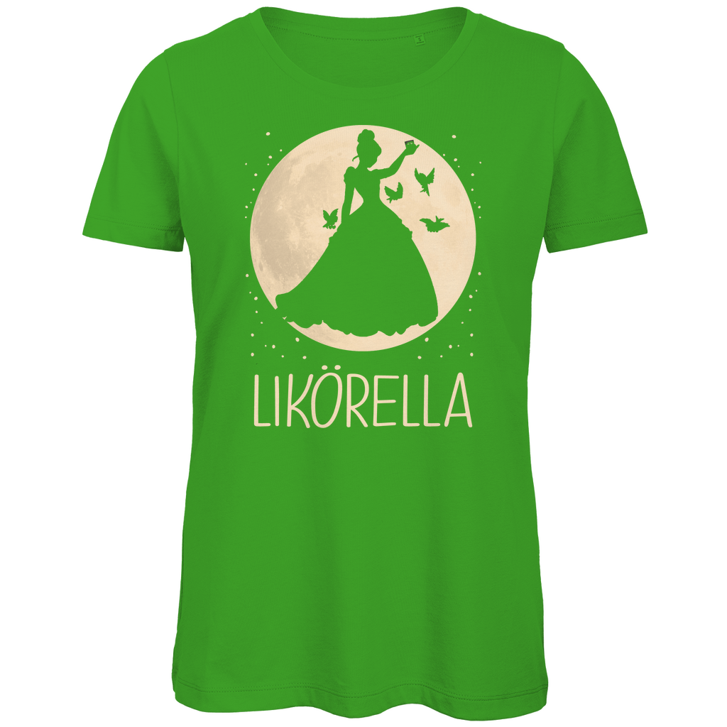Mond Prinzessin - Likörella - Damen Premium Bio T-Shirt Real Green