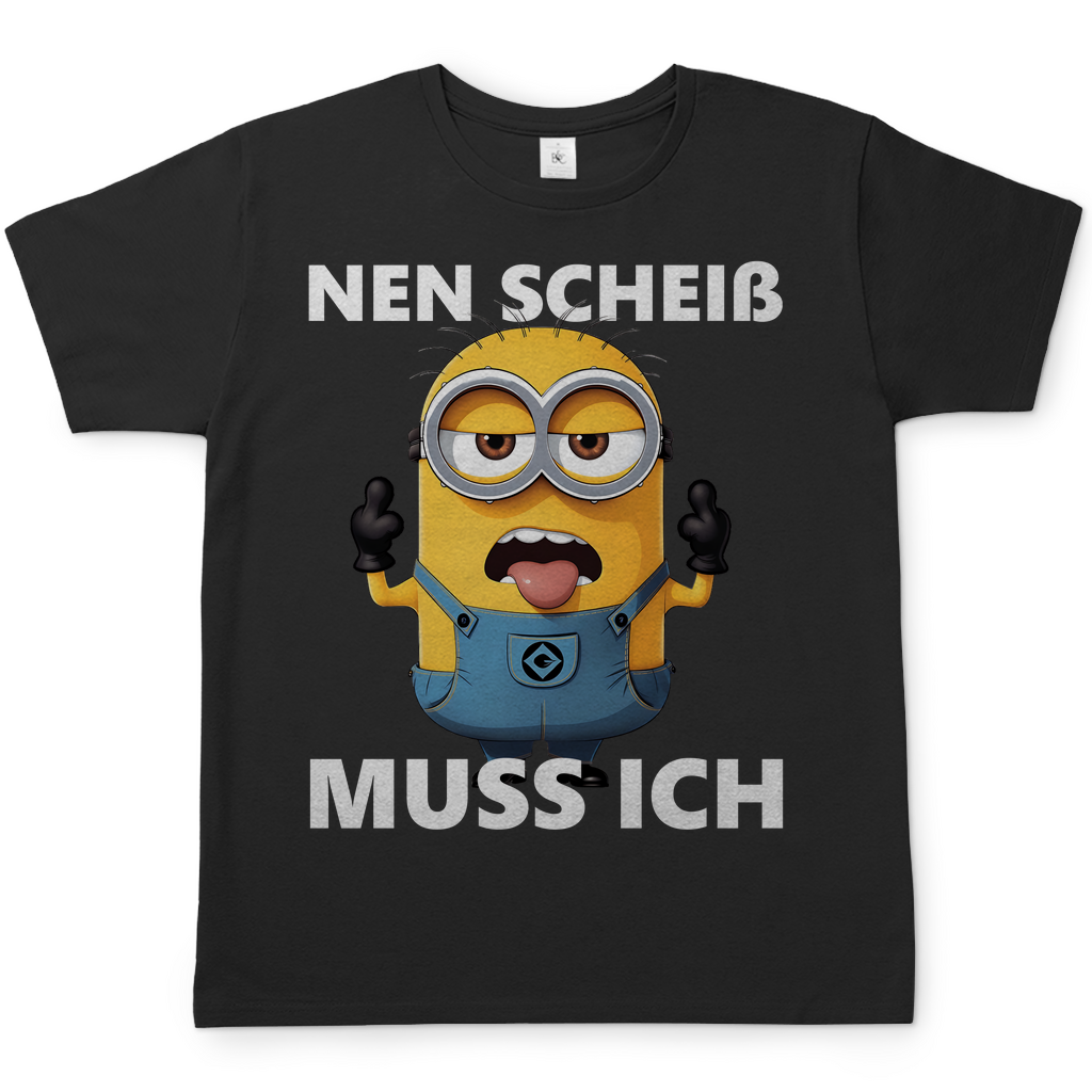 Herren T-Shirt – Nen Scheiß Muss Ich Minion