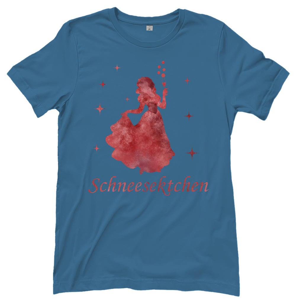 Schneesektchen - Prinzessin Aquarell - Damenshirt Stone Blue