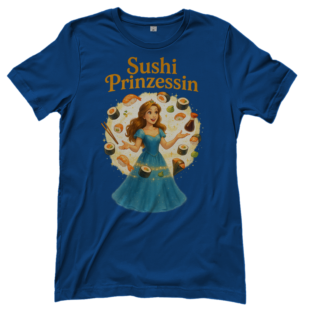 Sushi Prinzessin - Damen T-Shirt Royal Blue