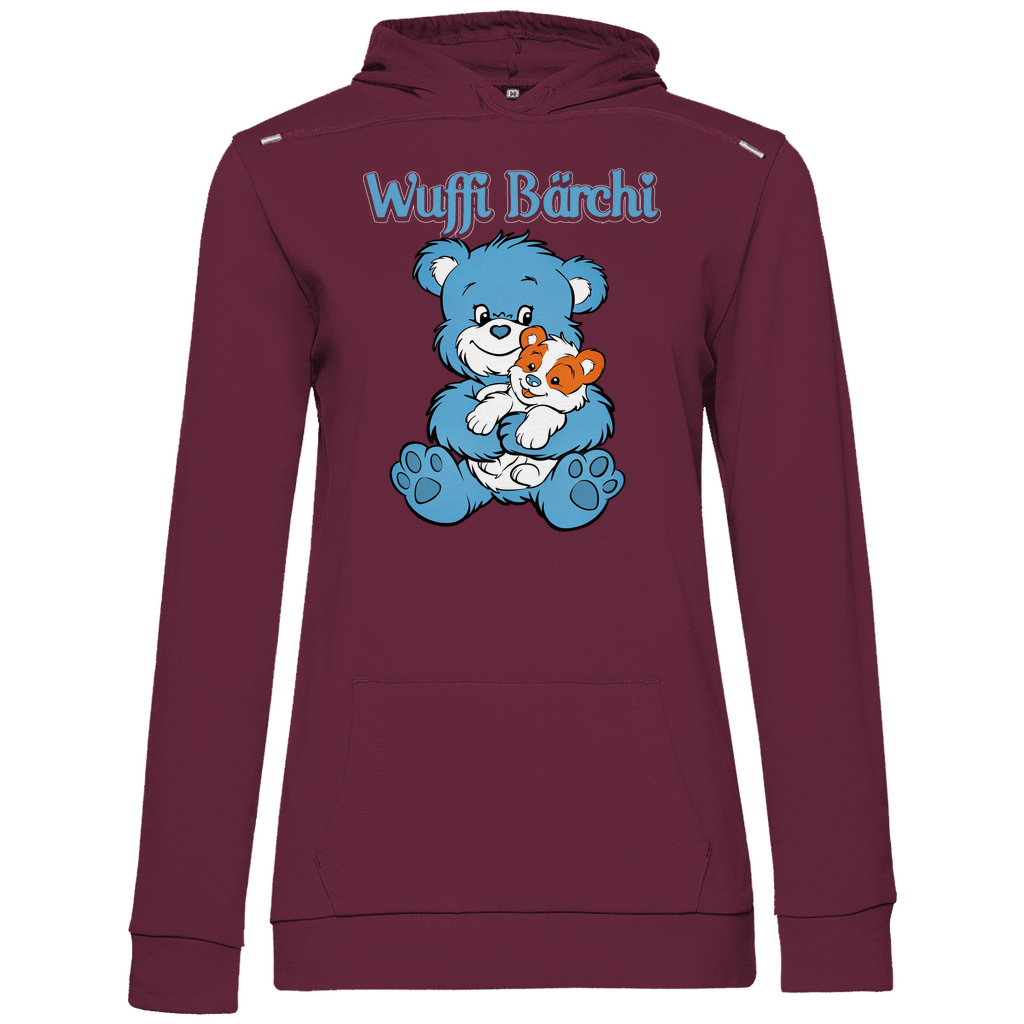 Wuffi Bärchi - Glücksbärchi - Damen Hoodie Wine