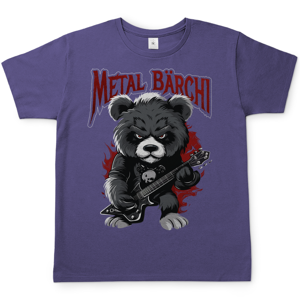 Metal Bärchi - Glücksbärchi - Herren Shirt Millennial Lilac
