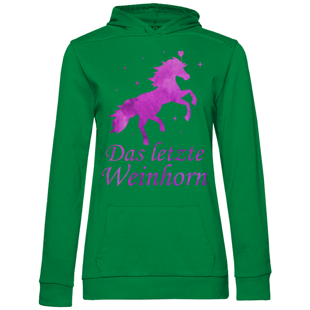 Das letzte Weinhorn - Prinzessin Aquarell - Damen Hoodie
