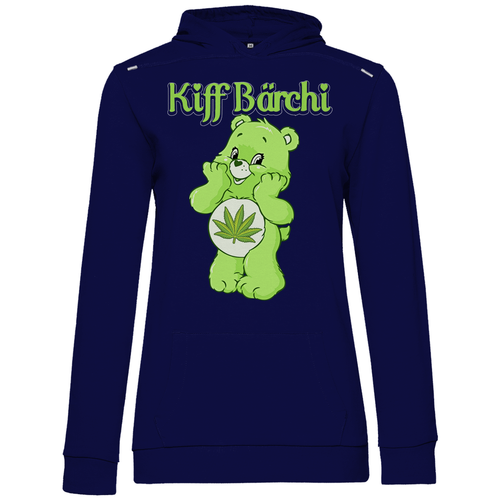 Kiff Bärchi - Glücksbärchi - Damen Hoodie Navy Blue