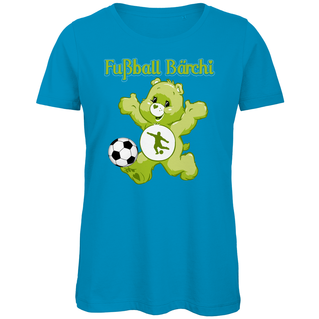 Fußball Bärchi - Glücksbärchi - Damen Premium Bio T-Shirt Atoll