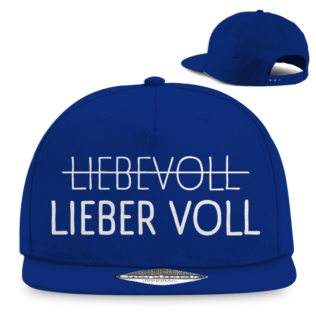 Lieber voll - Premium Snapback Bright Royal