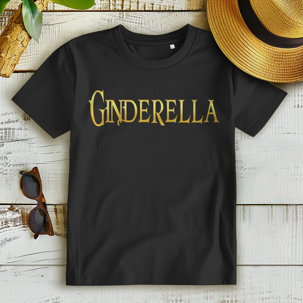Ginderella Cinderella Gold Prinzessin - Damen Premium Bio T-Shirt