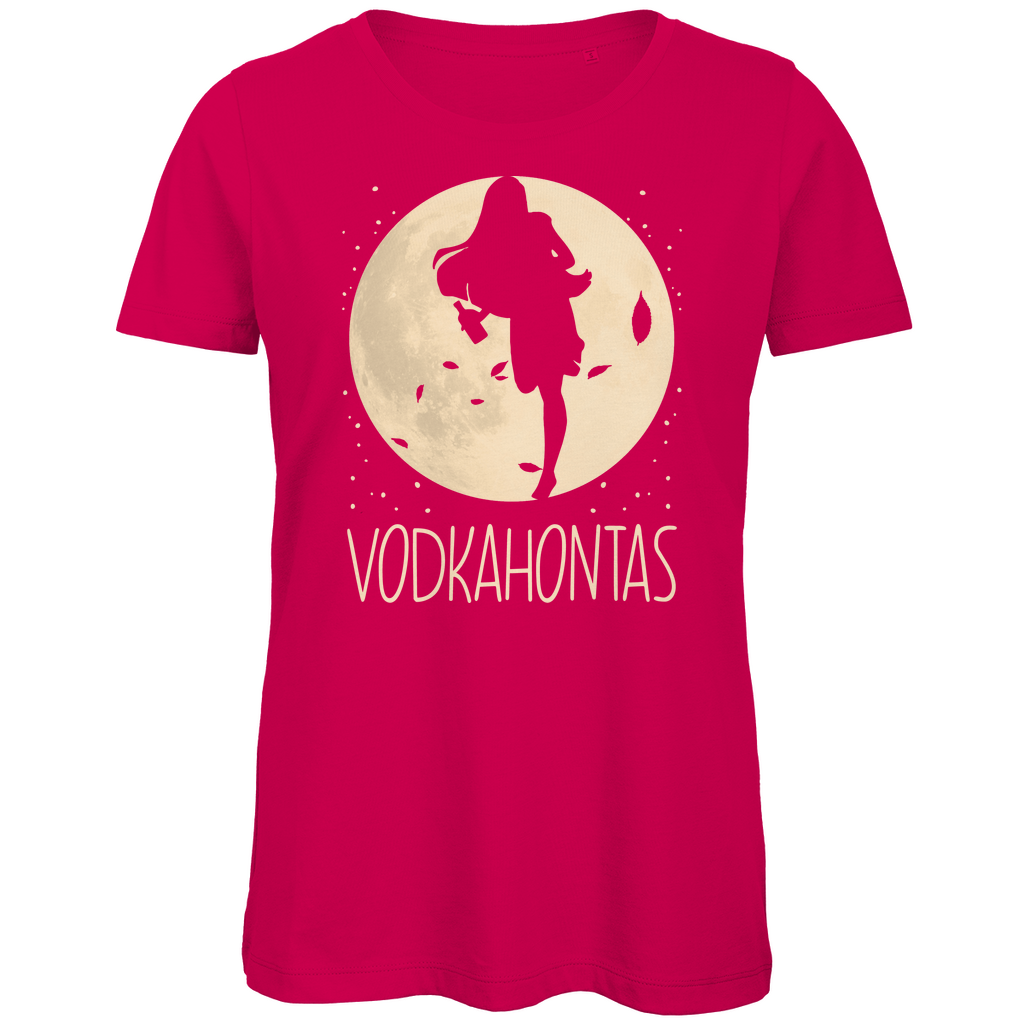 Mond Prinzessin - Vodkahontas - Damen Premium Bio T-Shirt Fuchsia