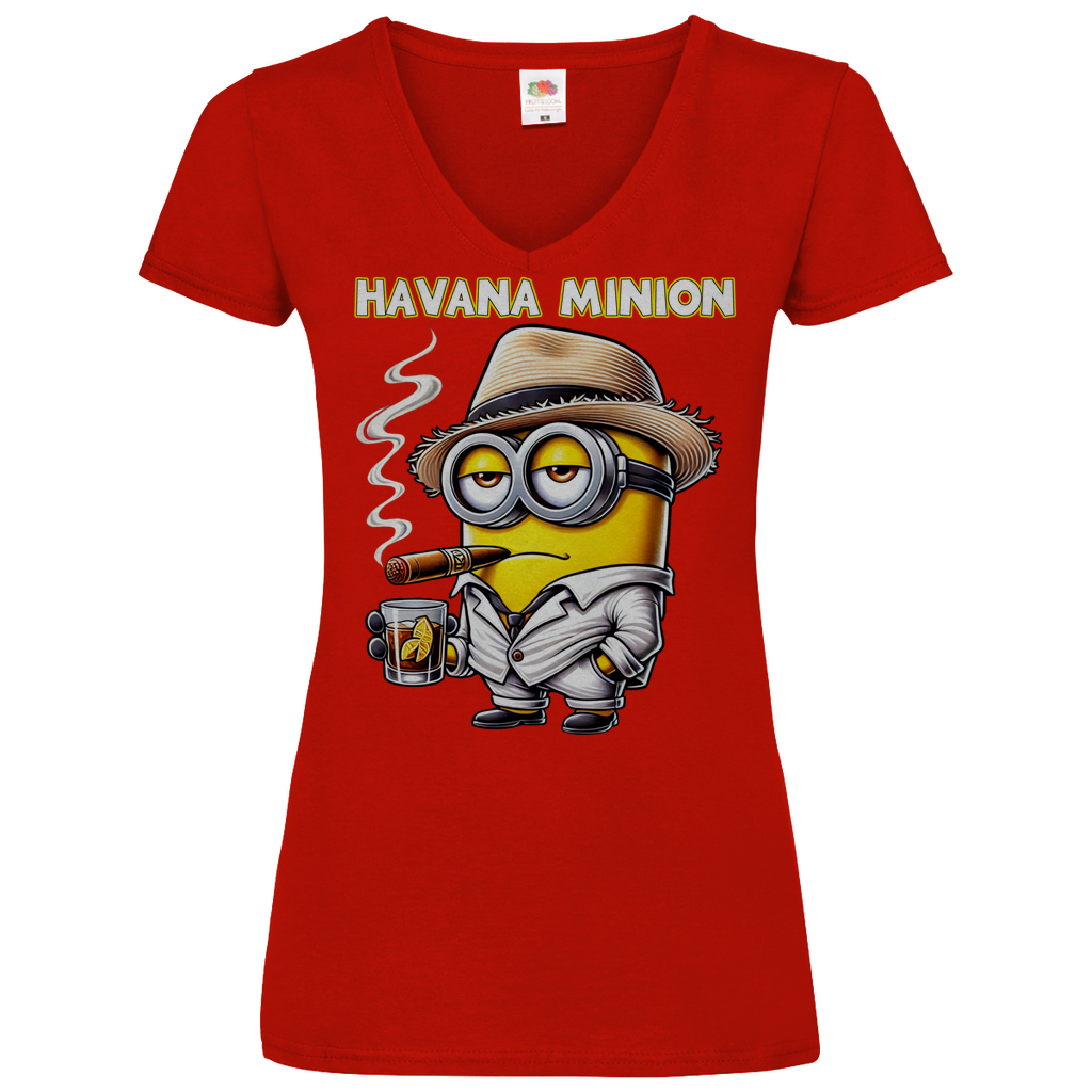 Havana Minion - V-Neck Damenshirt