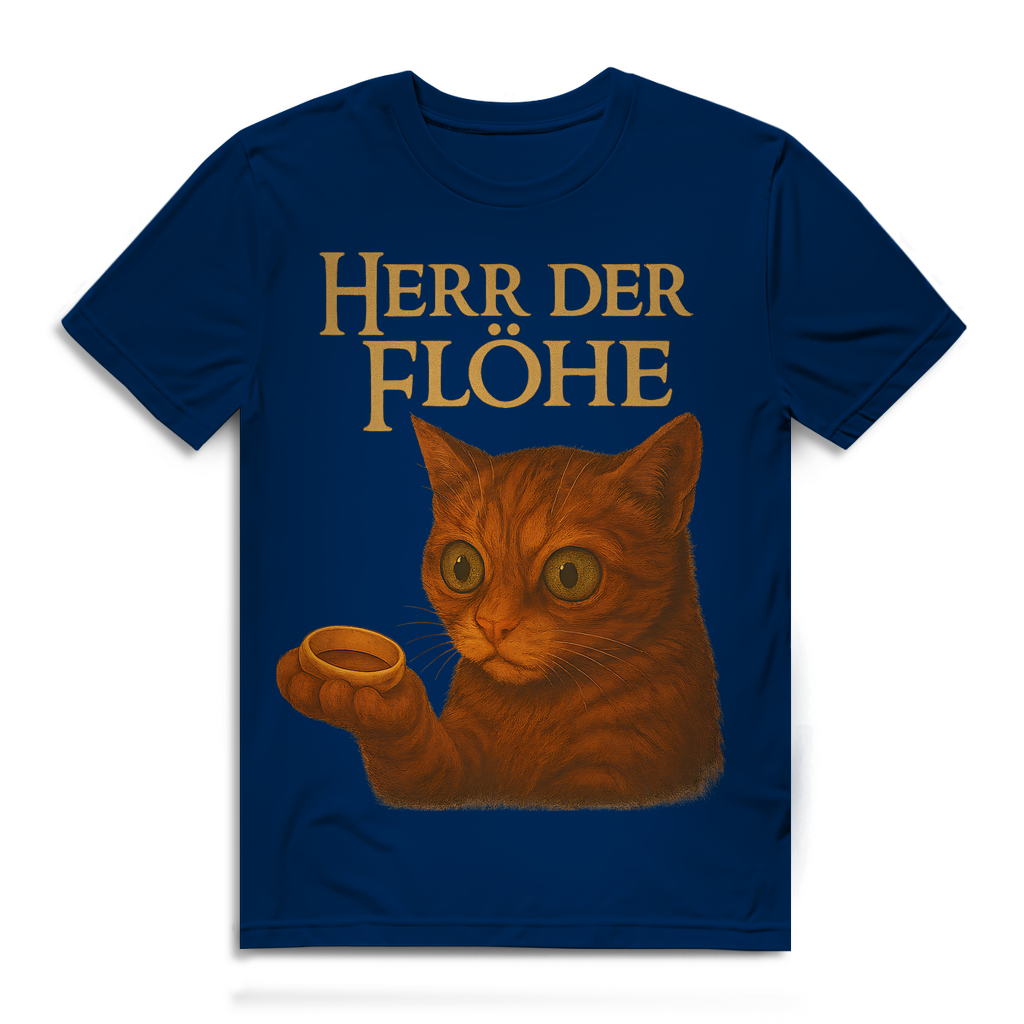 Herr der Flöhe - Herren Premium Bio T-Shirt Navy