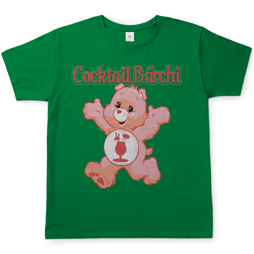 Cocktail Bärchi - Glücksbärchi - Herren Shirt Kelly Green