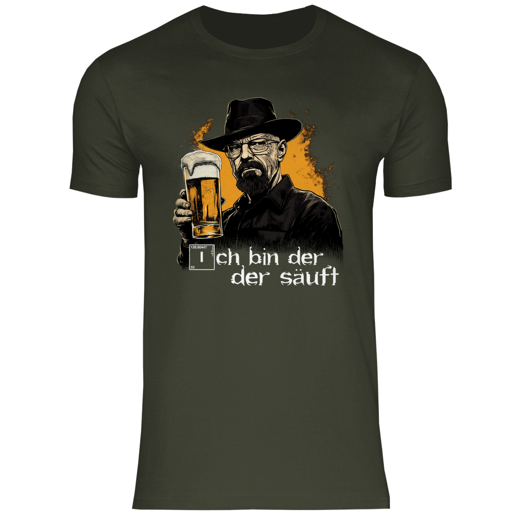 Ich bin der der säuft - Herren Shirt Urban Khaki