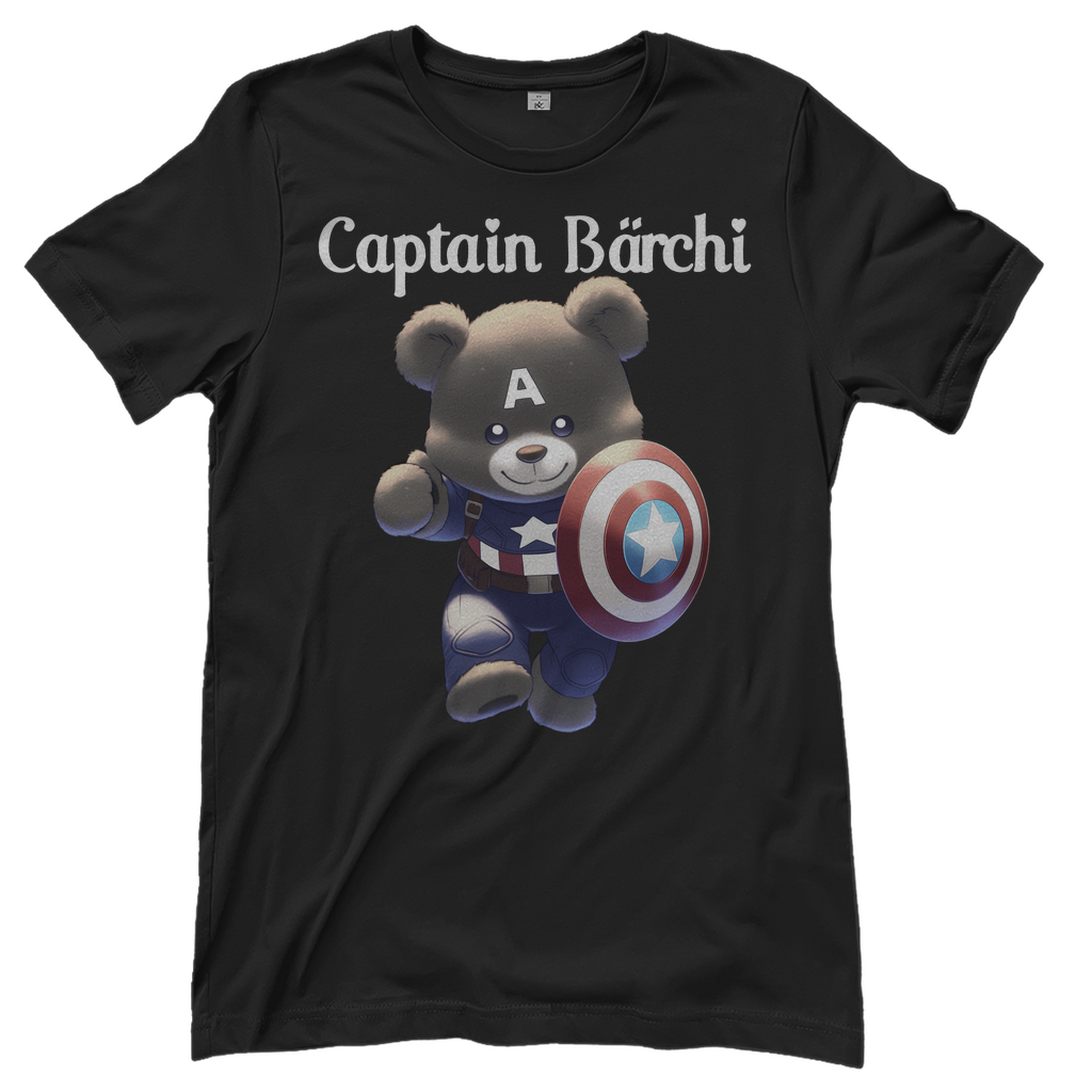 Captain Bärchi - Glücksbärchi - Damenshirt Black