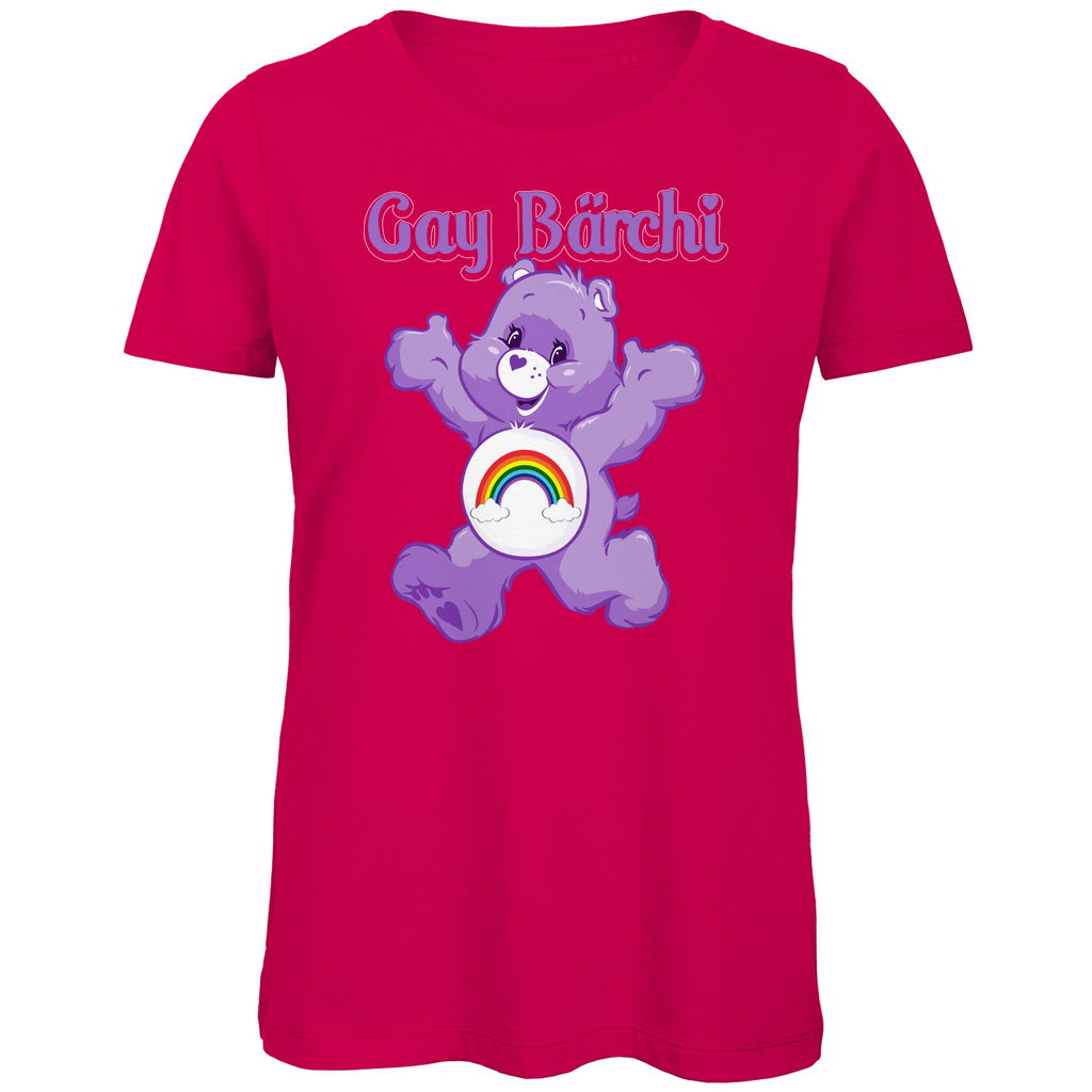 Gay Bärchi - Glücksbärchi - Damen Premium Bio T-Shirt Fuchsia