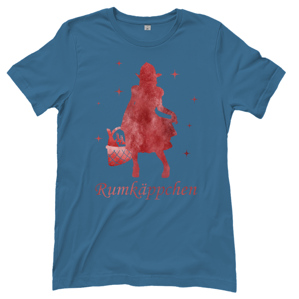 Rumkäppchen - Prinzessin Aquarell - Damenshirt Stone Blue