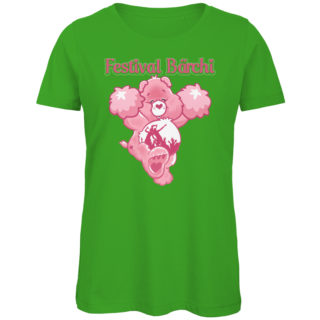 Festival Bärchi - Glücksbärchi - Damen Premium Bio T-Shirt Real Green