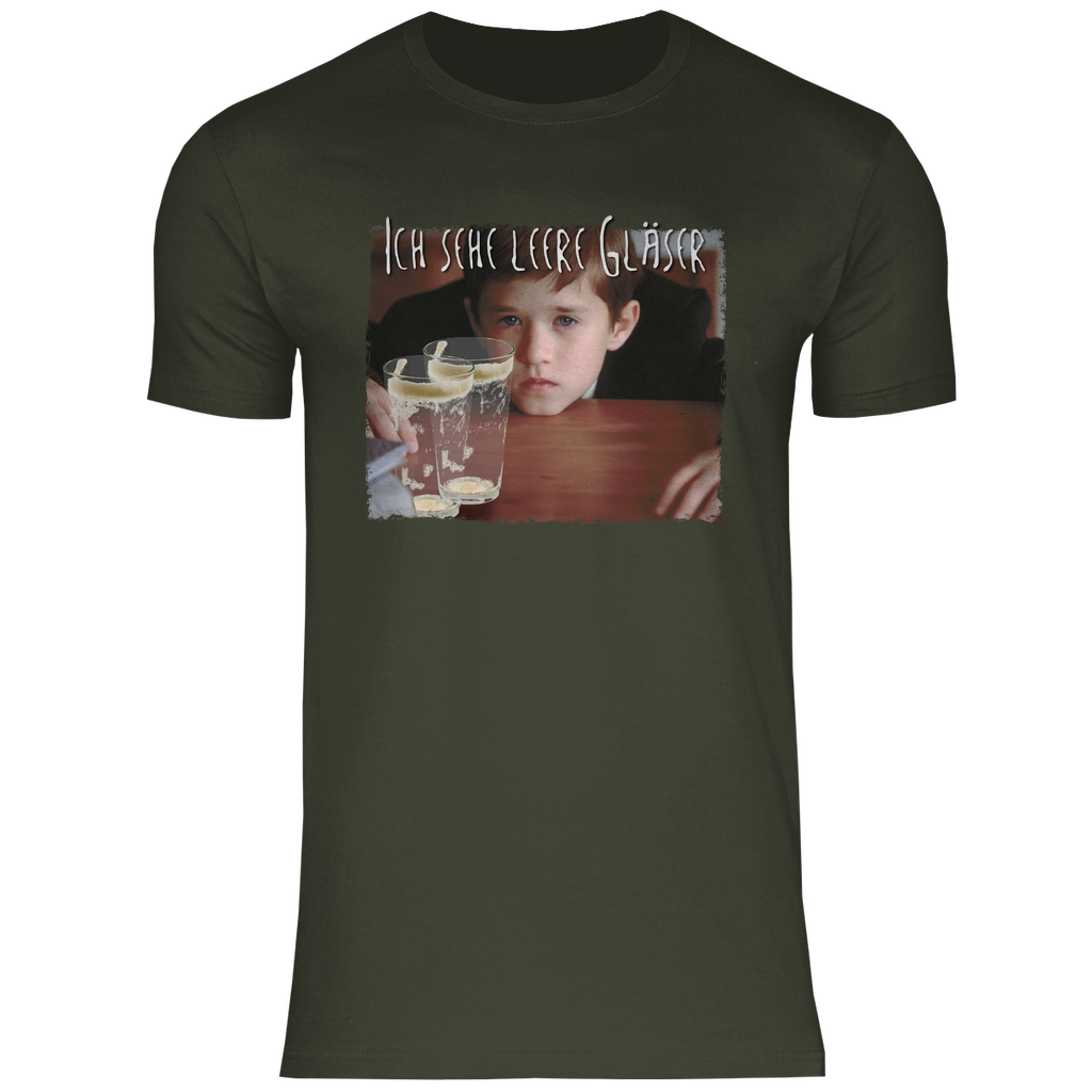 Ich sehe leere Gläser - Herren Shirt Urban Khaki