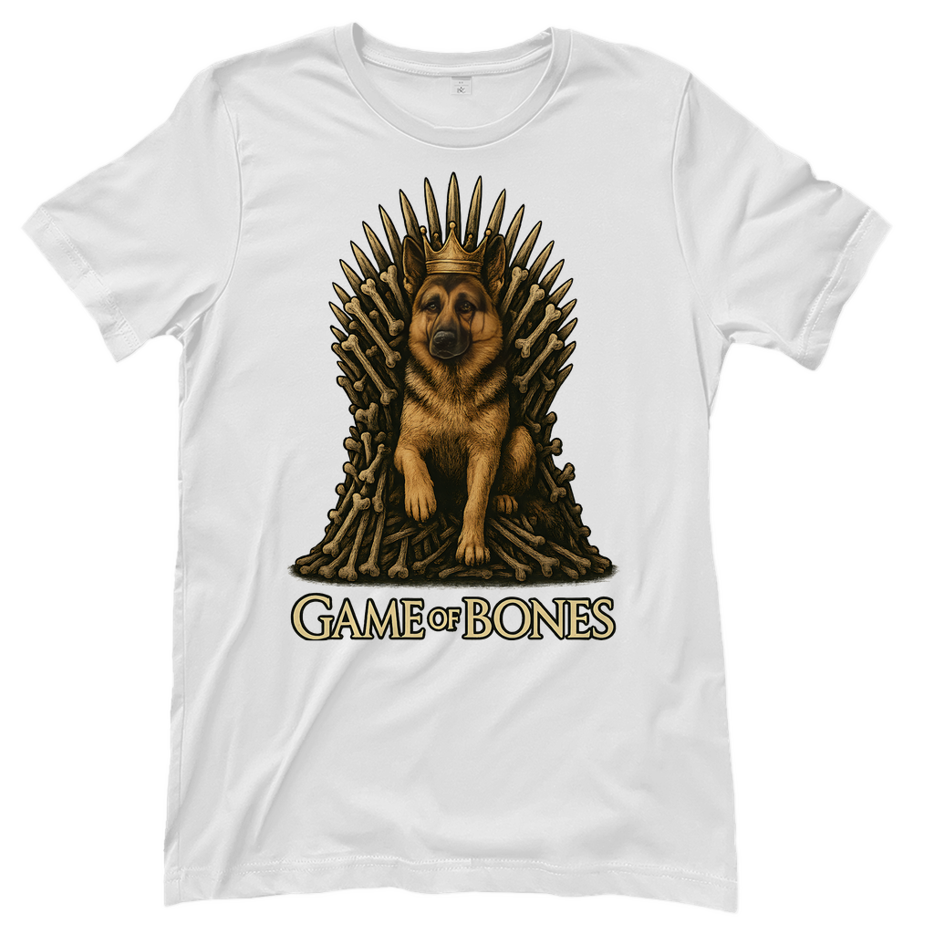Game of Bones Schäferhund Hunde - Damen T-Shirt White