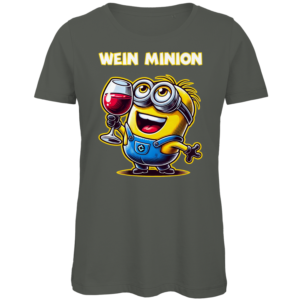 Wein Minion - Damen Premium Bio T-Shirt