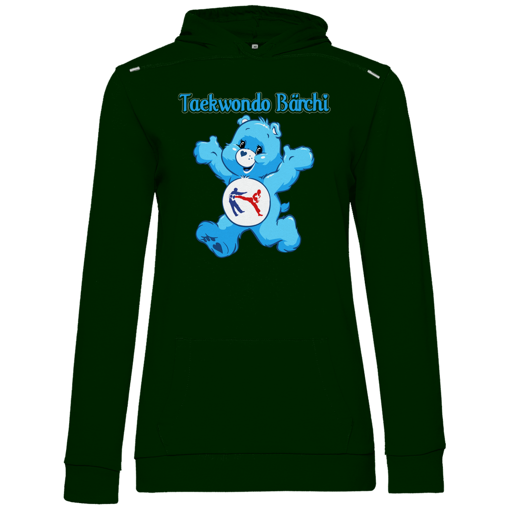 Taekwondo Bärchi - Glücksbärchi - Damen Hoodie Forest Green