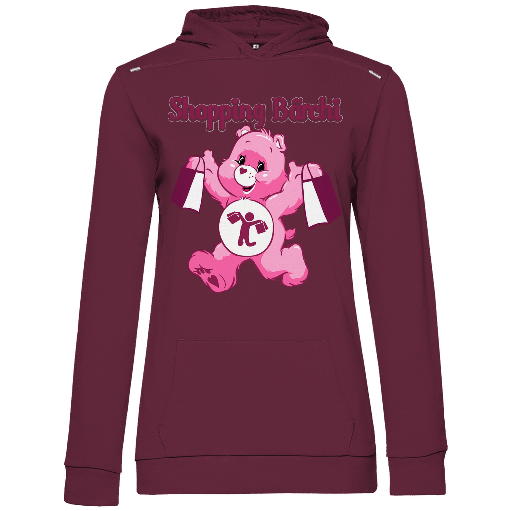 Shopping Bärchi - Glücksbärchi - Damen Hoodie Wine