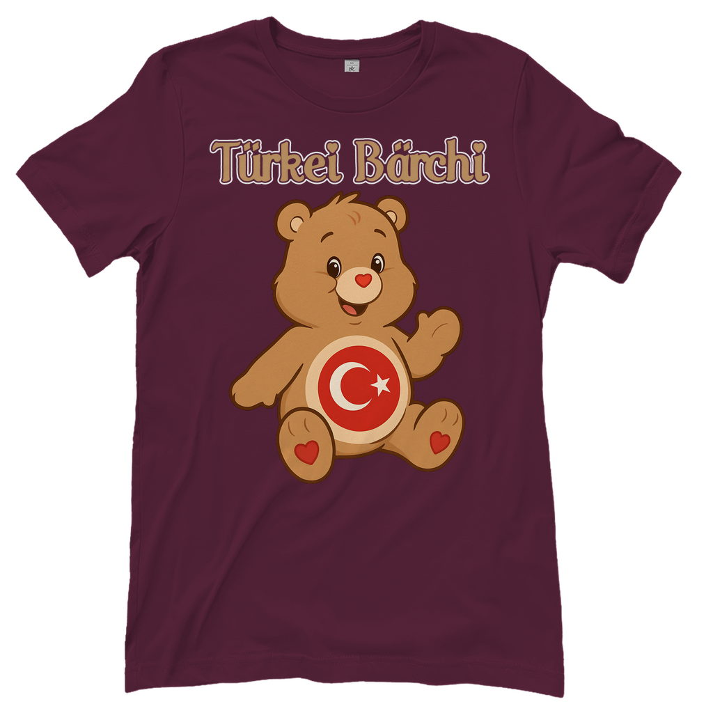 Türkei Bärchi - Glücksbärchi - Damen T-Shirt Burgundy
