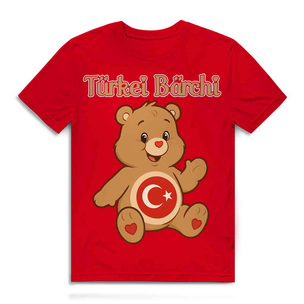 Türkei Bärchi - Glücksbärchi - Herren Premium Bio T-Shirt Red