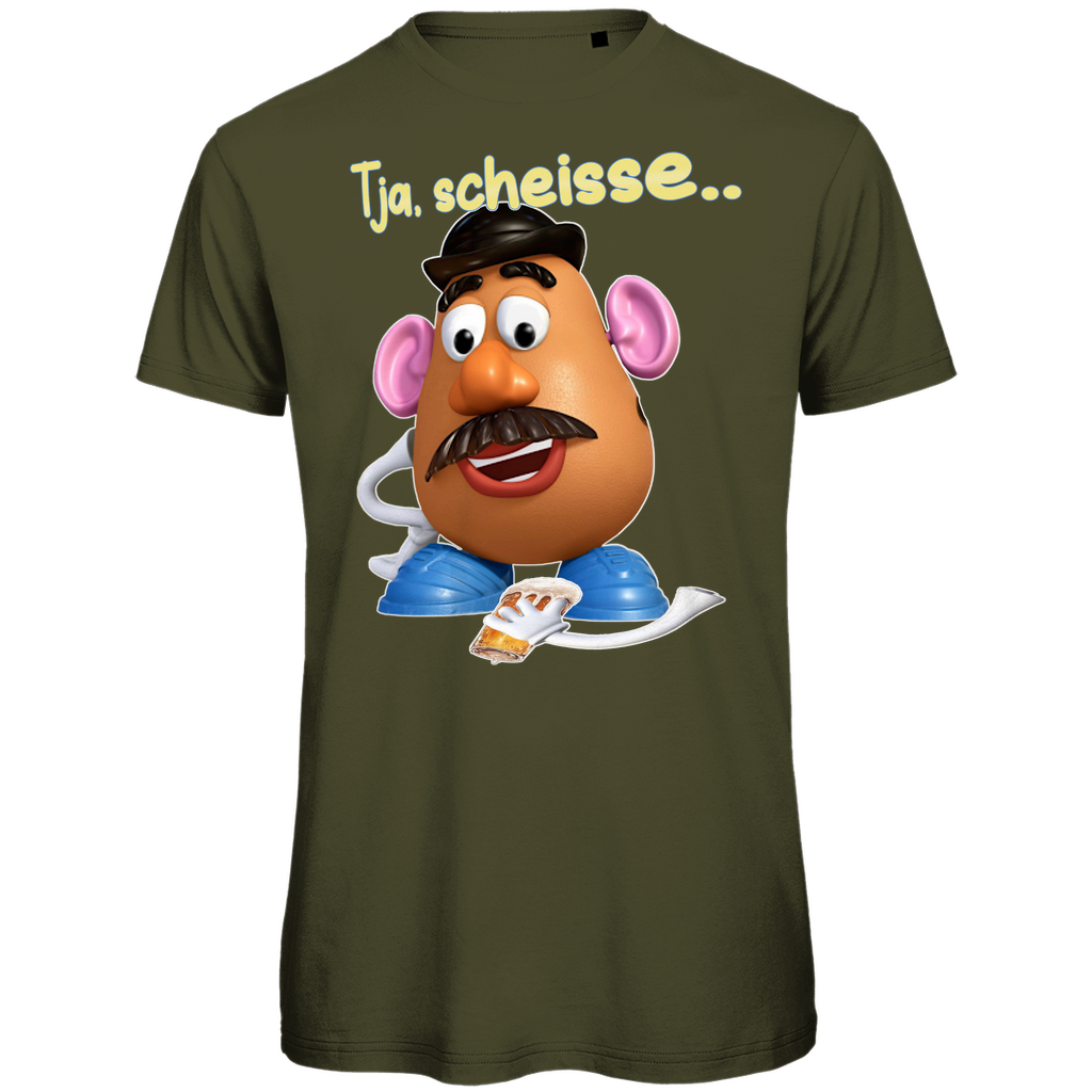 Tja, scheisse - Charlie Naseweis Toy Story - Herren Premium Bio T-Shirt Khaki