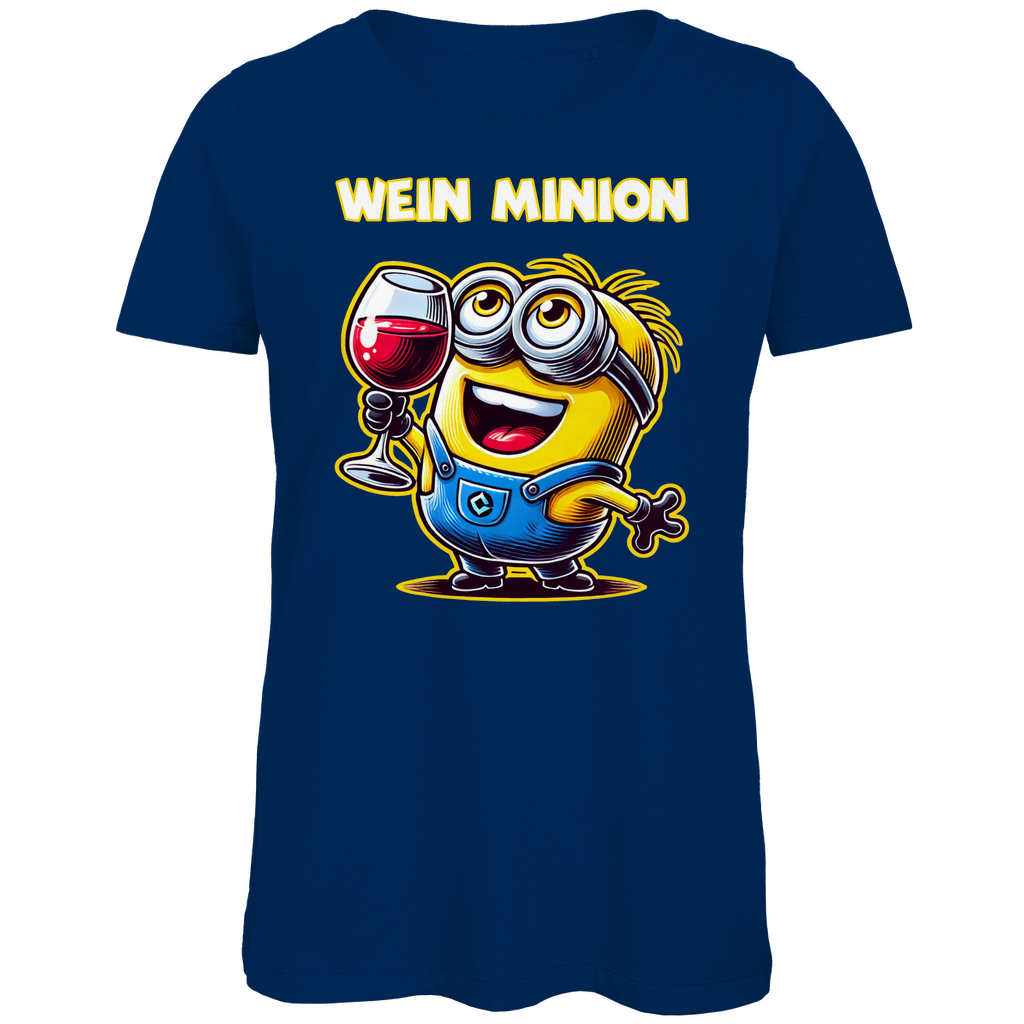 Wein Minion - Damen Premium Bio T-Shirt